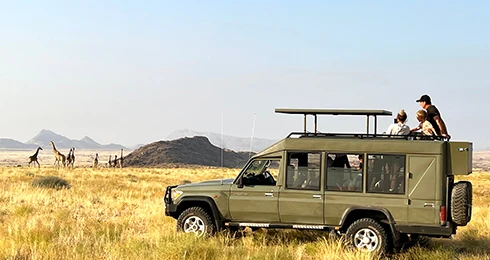 Safari en Landcruiser allongé Namibie